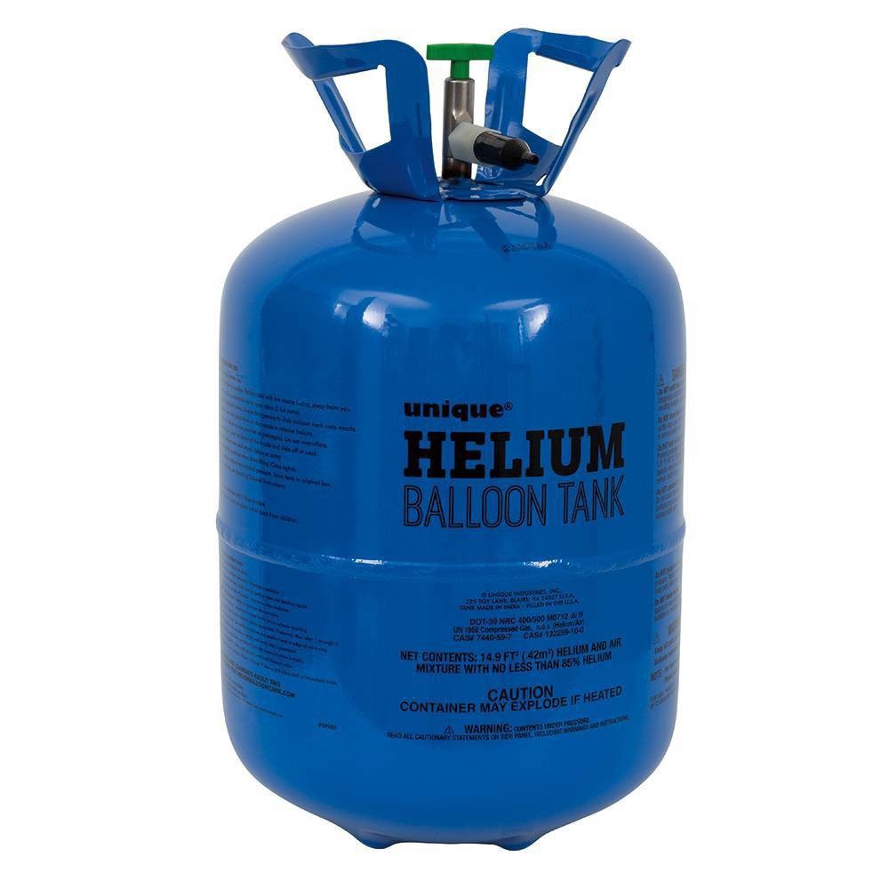 slide 4 of 5, Unique Industries 8.9cu ft Helium Tank Blue, 1 ct