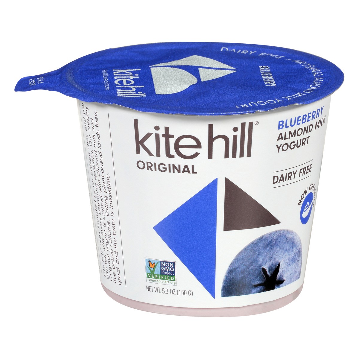 slide 8 of 9, Kite Hill Blueberry Almond Milk Yogurt, 5.3 oz