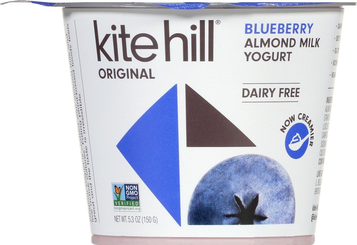slide 9 of 9, Kite Hill Blueberry Almond Milk Yogurt, 5.3 oz