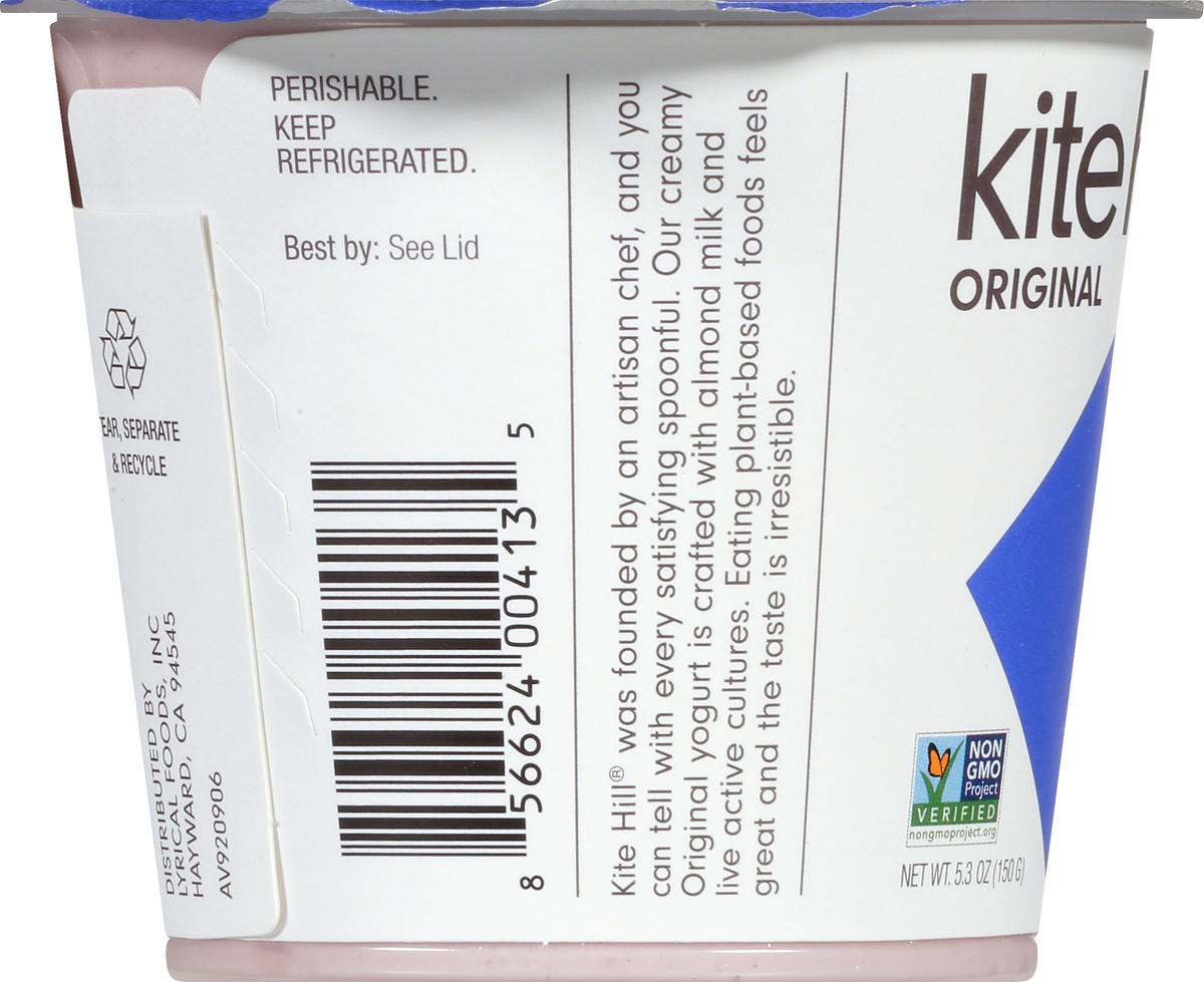 slide 7 of 9, Kite Hill Blueberry Almond Milk Yogurt, 5.3 oz