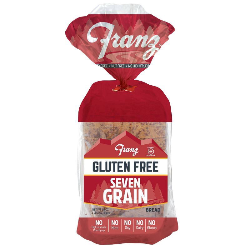 slide 5 of 6, Franz Gluten Free 7 Grain Gluten Free Bread 18oz, 18 oz