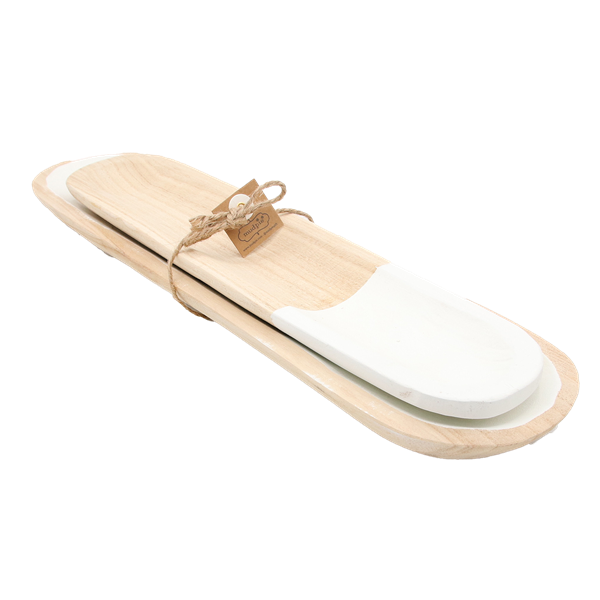 slide 1 of 1, Mud Pie Two-Toned Skinny Boards, 2 ct