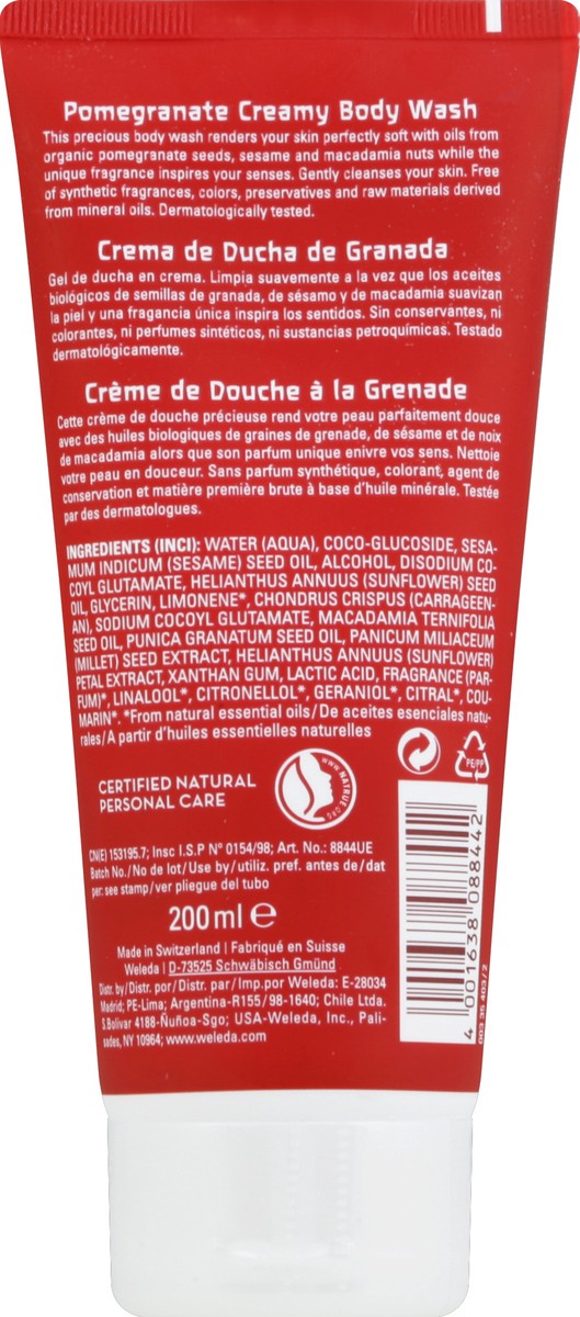 slide 2 of 3, Weleda Body Wash 6.8 oz, 1 ct