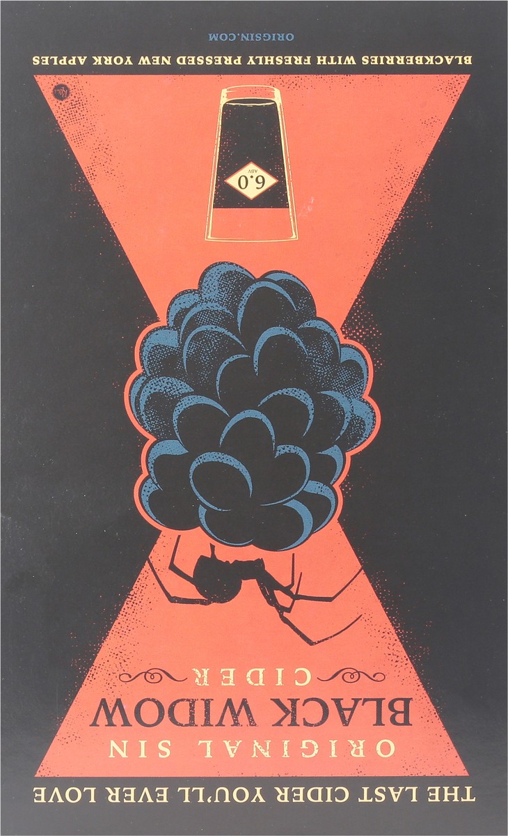 slide 5 of 9, Original Sin Black Widow Cider 6 - 12 oz Cans, 6 ct