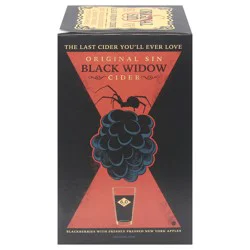 Original Sin Black Widow Cider 6 - 12 oz Cans