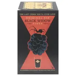 Original Sin Black Widow Cider 6 - 12 oz Cans