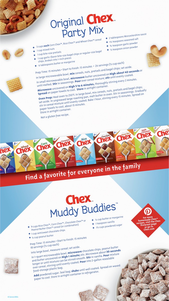 slide 4 of 12, Chex Rice Chex Gluten Free Breakfast Cereal, Made with Whole Grain, Family Size, 18 oz, 18 oz