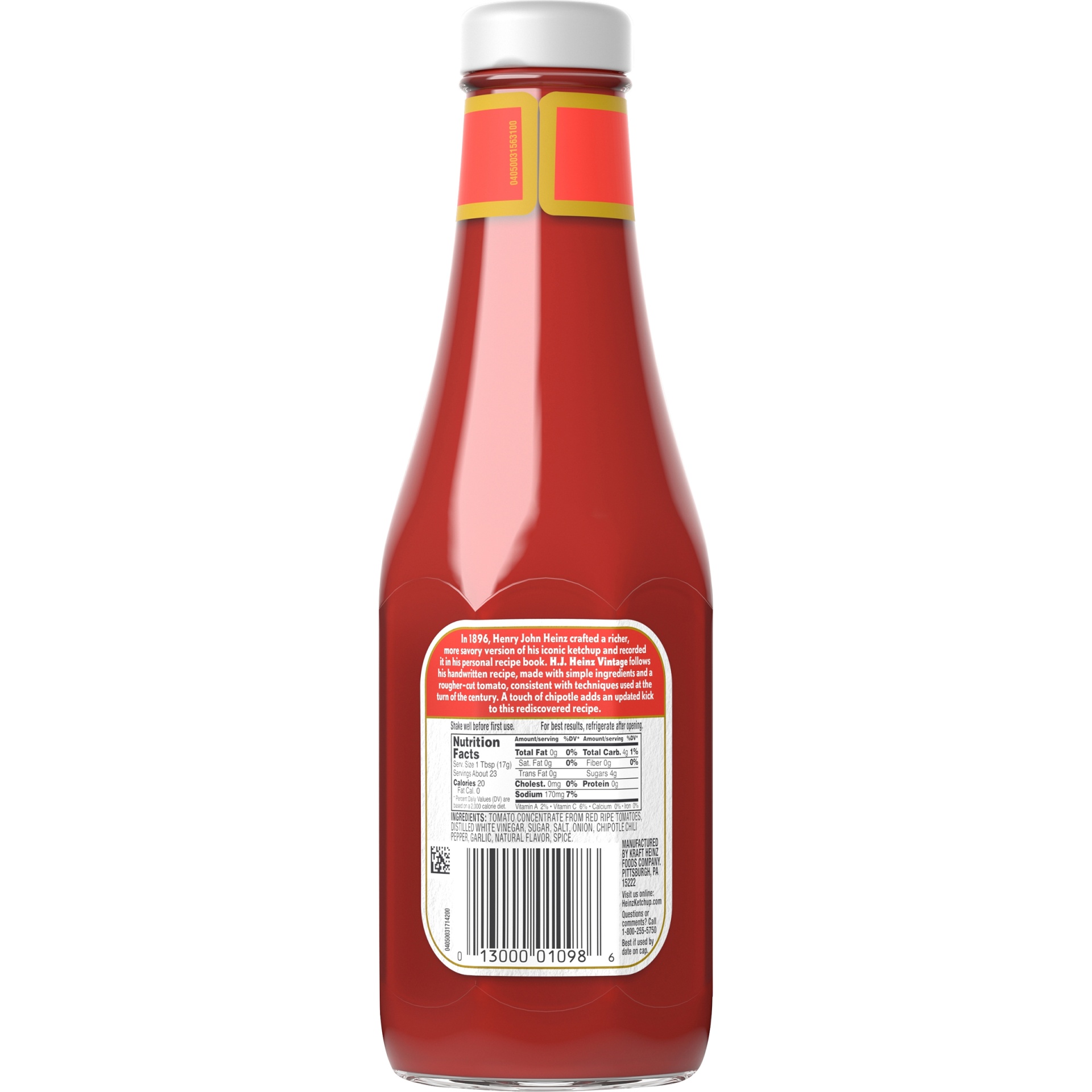 Heinz H.J. Vintage 1896 Recipe Spicy Tomato Ketchup 14 oz Shipt