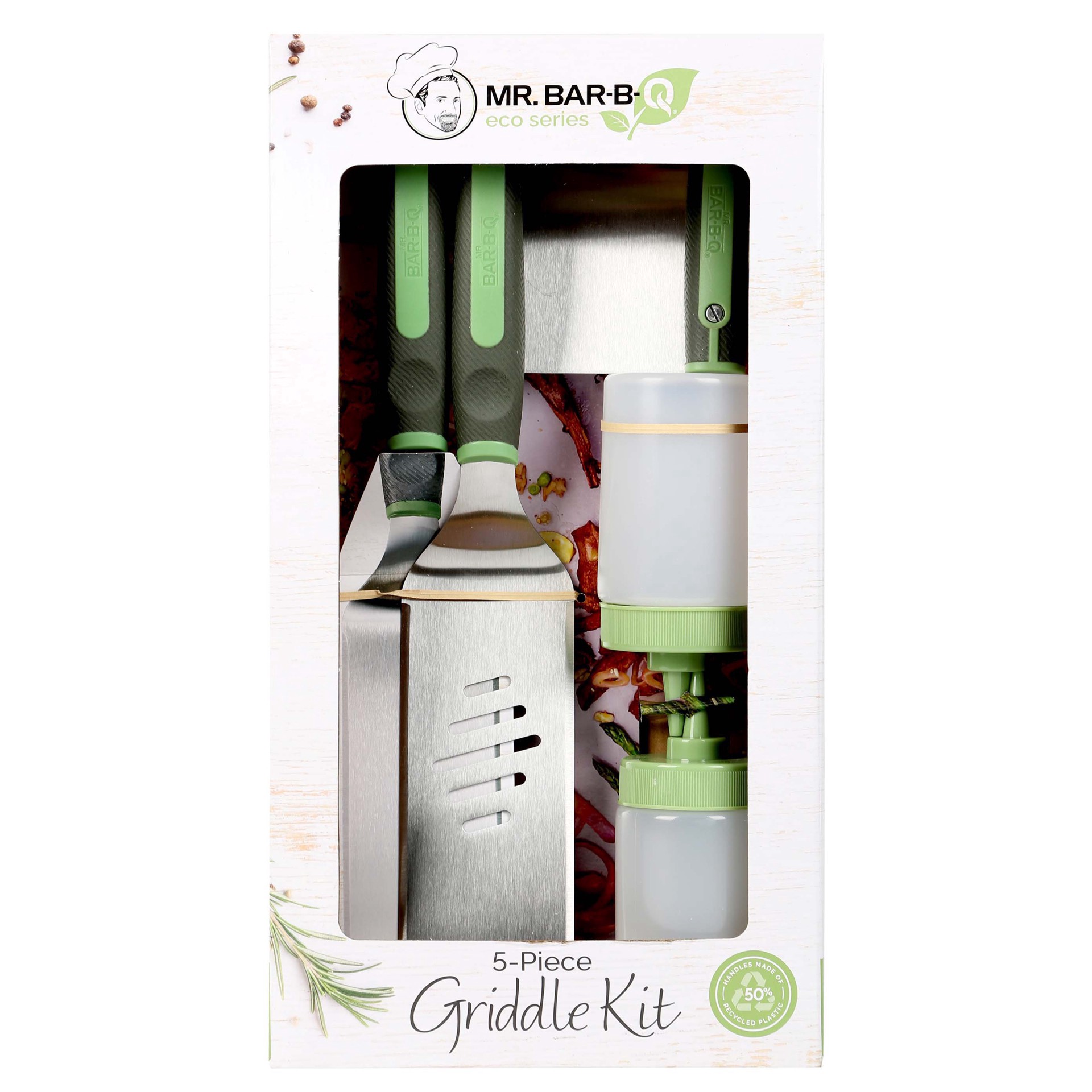 slide 1 of 1, Mr. Bar-B-Q Eco Series Griddle Kit, 5 ct