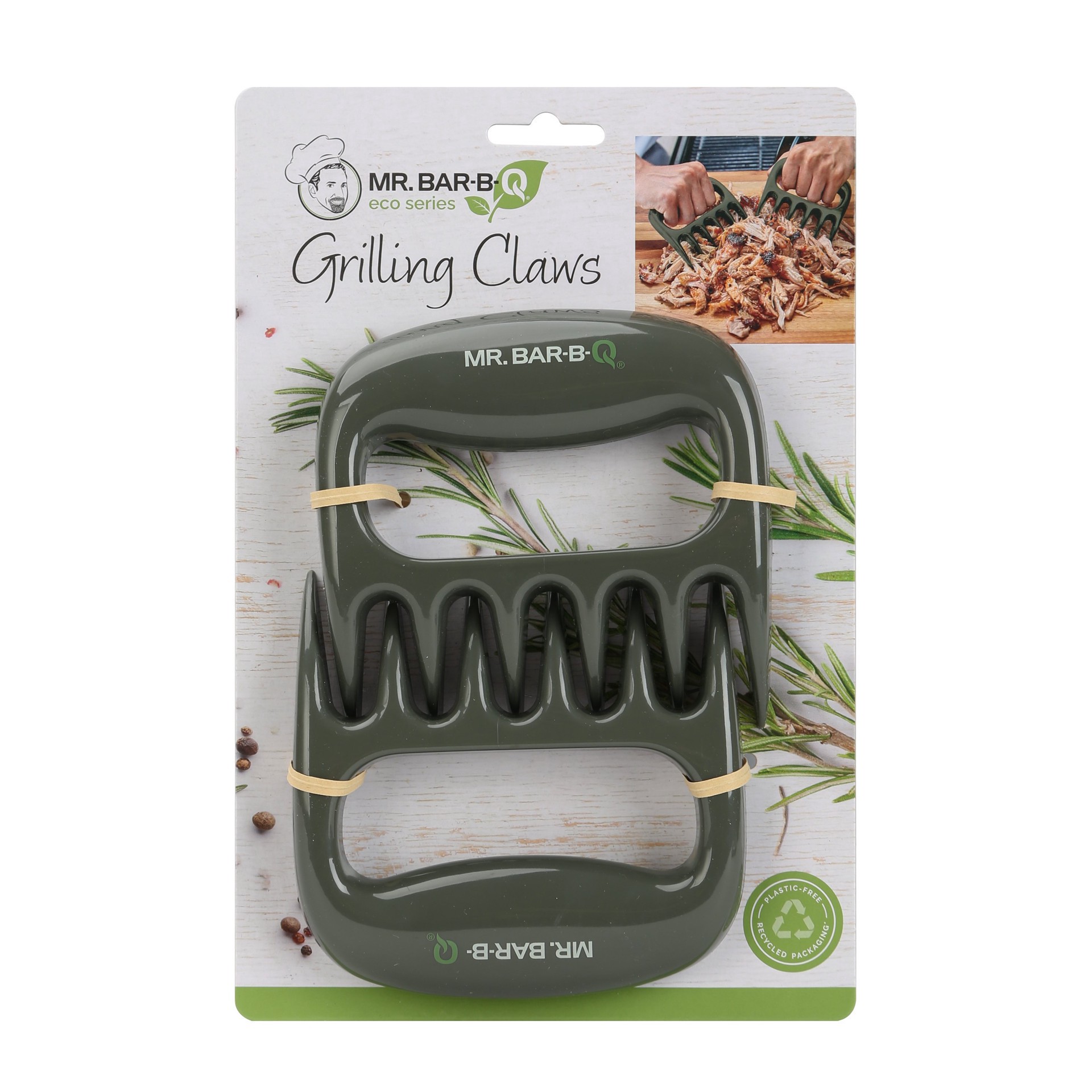 slide 1 of 1, Mr. Bar-B-Q Eco Series Grilling Claws, 2 ct