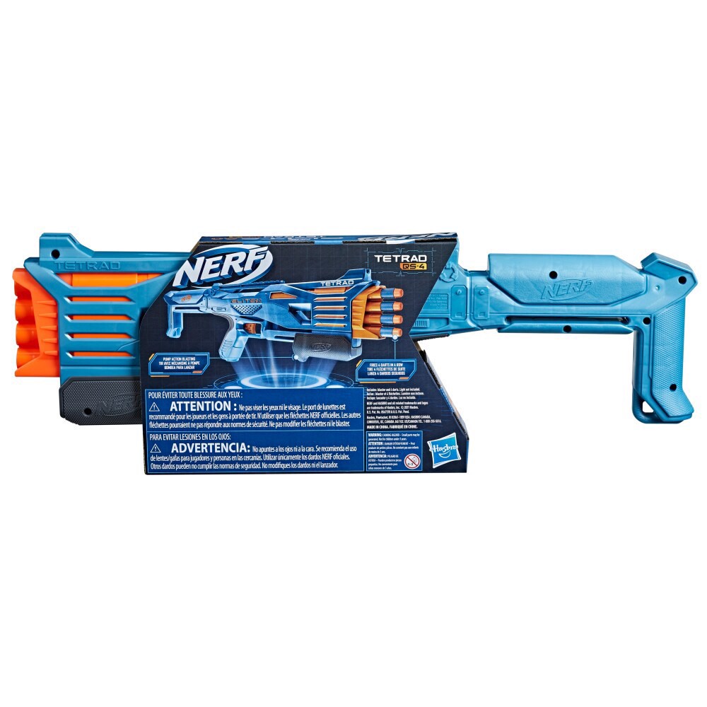 slide 2 of 5, Nerf Has Nerf Elite Tetrd Dart Gun - Each, 1 ct