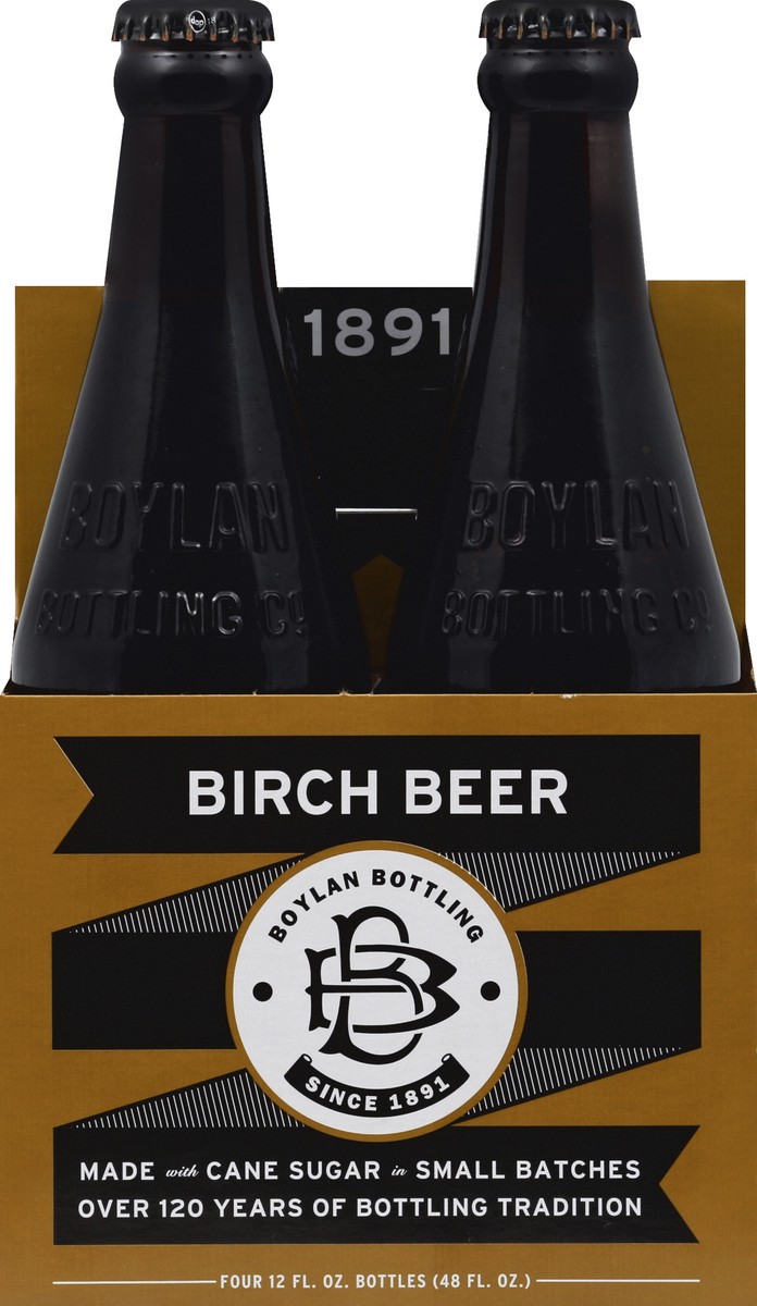 slide 4 of 4, Boylan Birch Beer - 4 ct, 4 ct