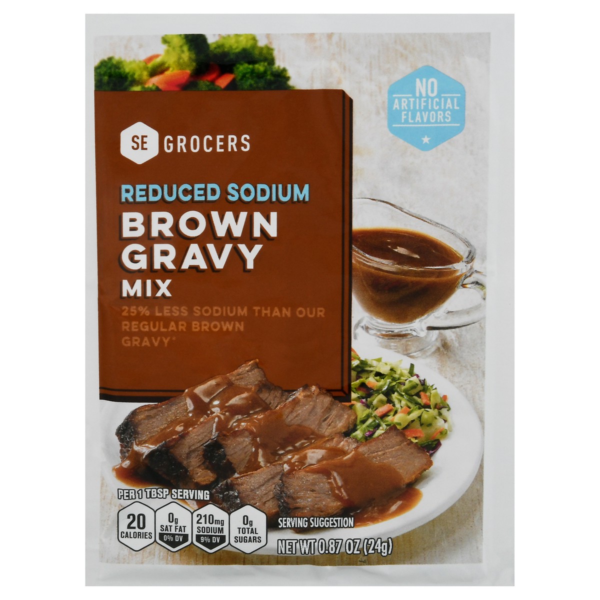 slide 10 of 14, Se Grocers Ls Brown Gravy Mix, 0.8 oz