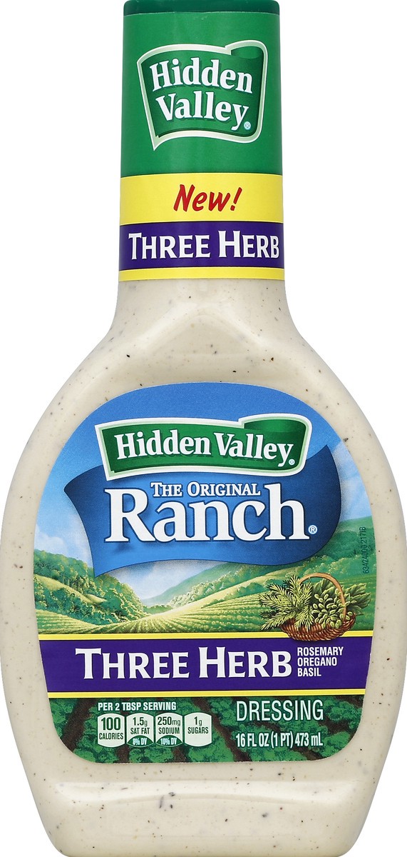 slide 2 of 2, Hidden Valley Dressing 16 oz, 16 oz