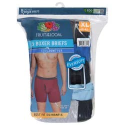 Fruit of the Loom 40-42 Inches Boxer Briefs XL 5 ea