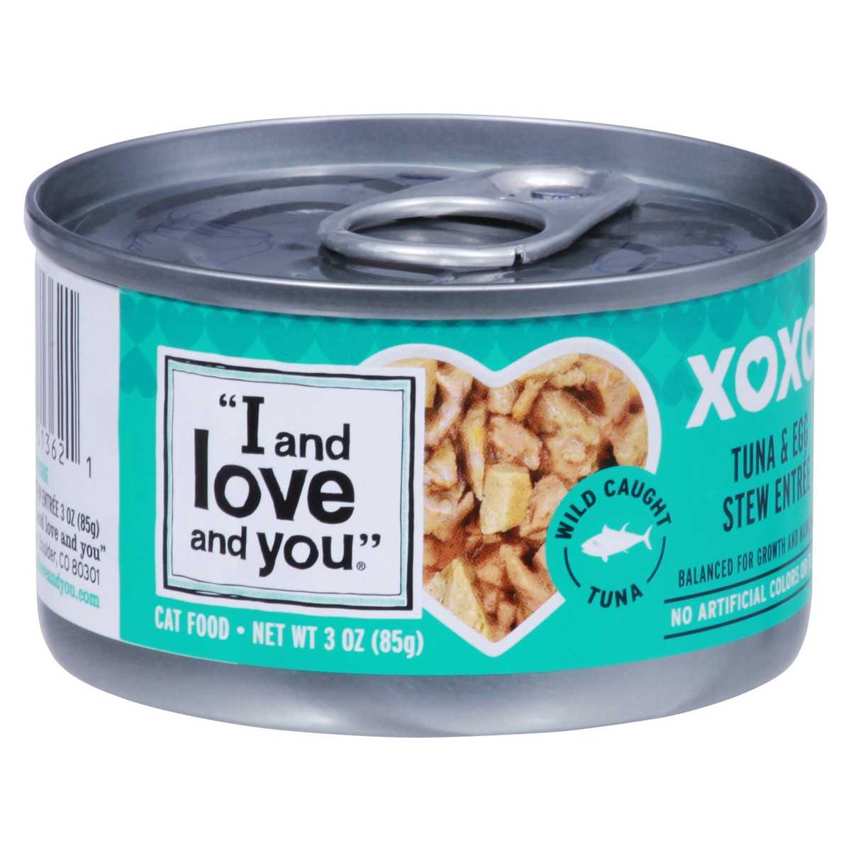 slide 7 of 13, I and Love and You XOXOs Cat Food Tuna & Egg Stew, 3 oz