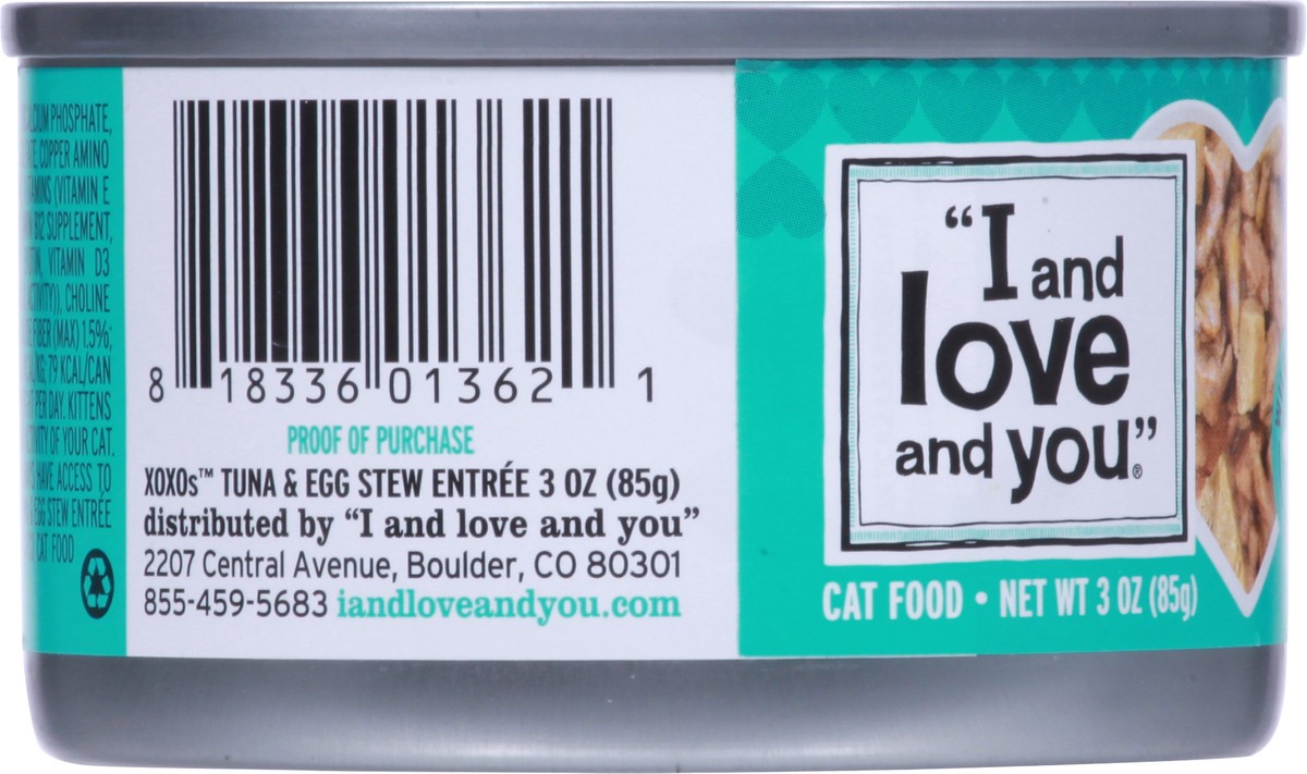 slide 13 of 13, I and Love and You XOXOs Cat Food Tuna & Egg Stew, 3 oz