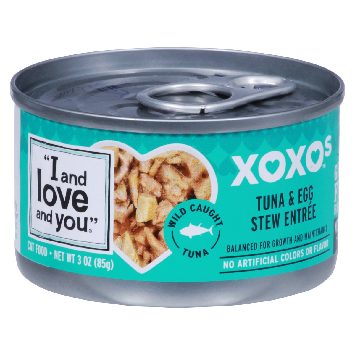 slide 1 of 13, I and Love and You XOXOs Cat Food Tuna & Egg Stew, 3 oz