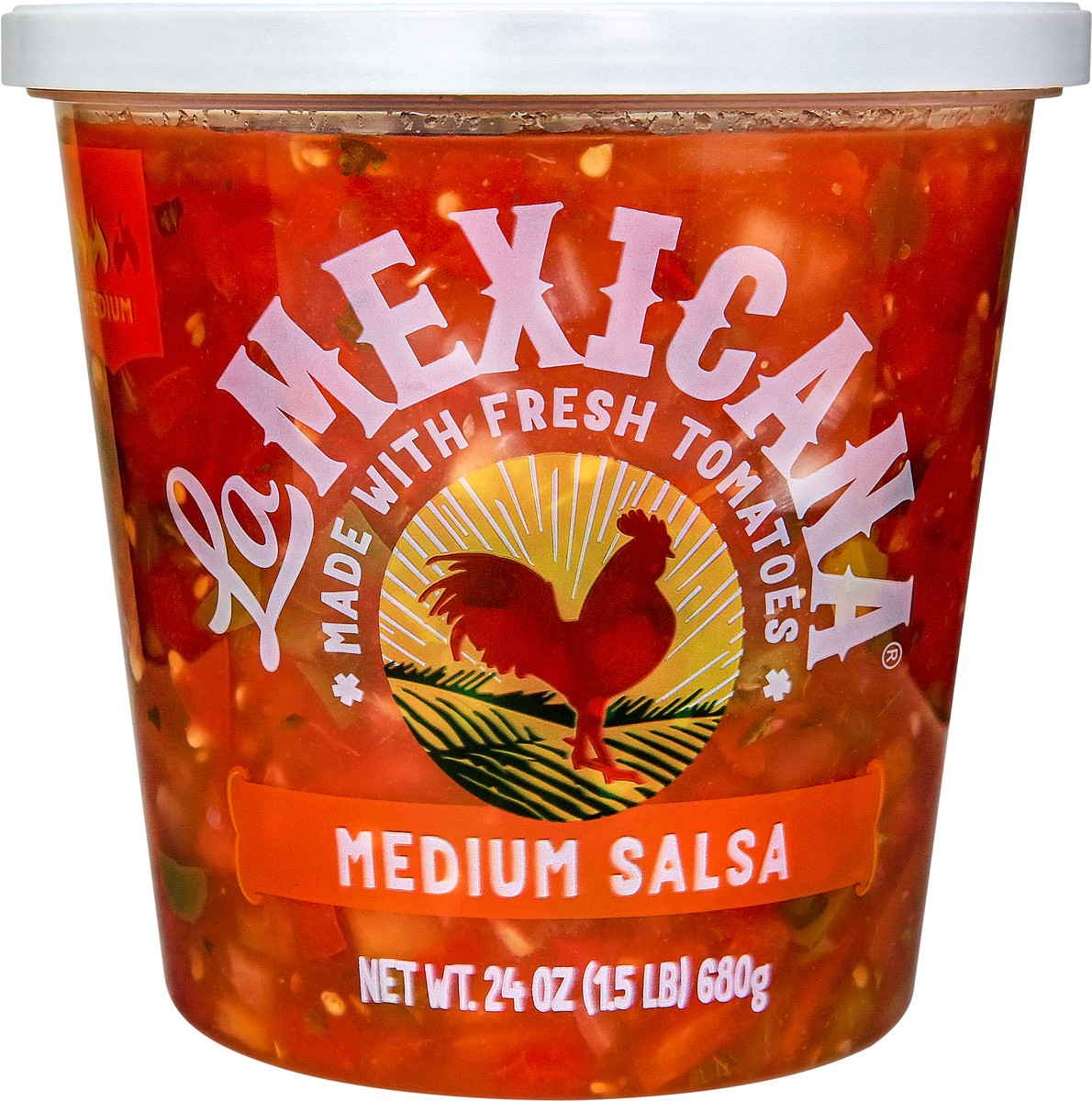 slide 3 of 13, La Mexicana Medium Salsa - 24 oz, 24 oz