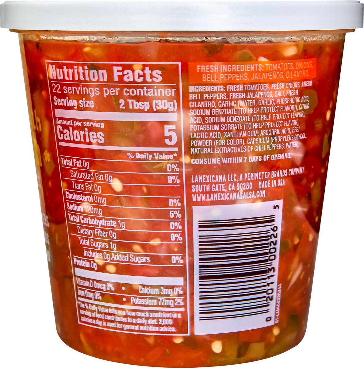 slide 11 of 13, La Mexicana Medium Salsa - 24 oz, 24 oz