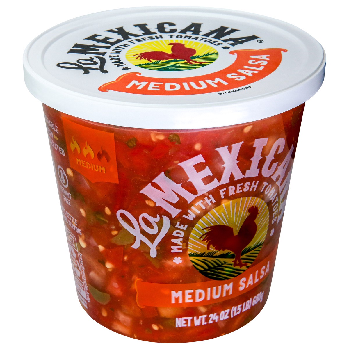 slide 8 of 13, La Mexicana Medium Salsa - 24 oz, 24 oz