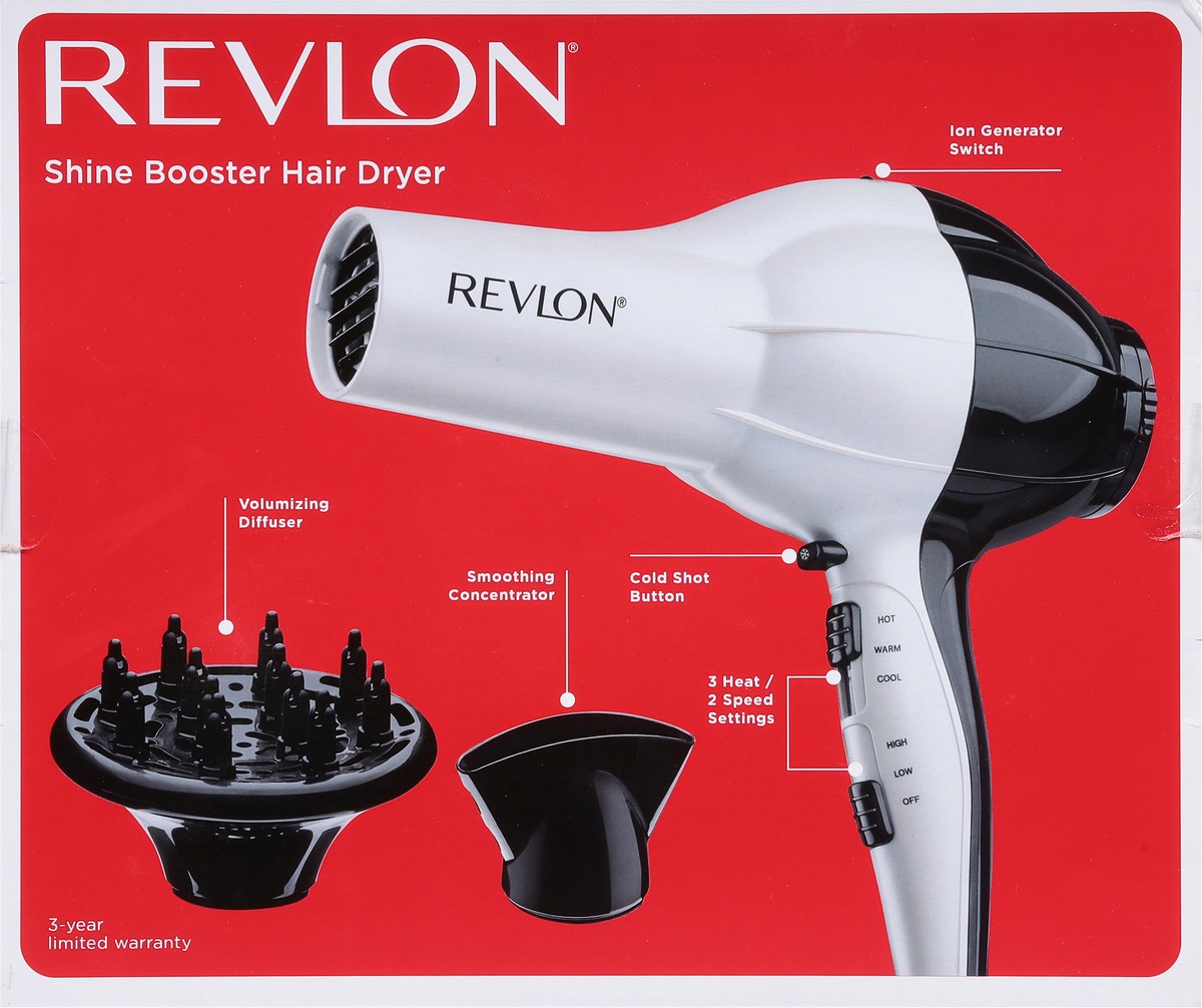 slide 9 of 11, Revlon Frizz Fighter Shine Booster Hair Dryer 1 ea, 1 ct