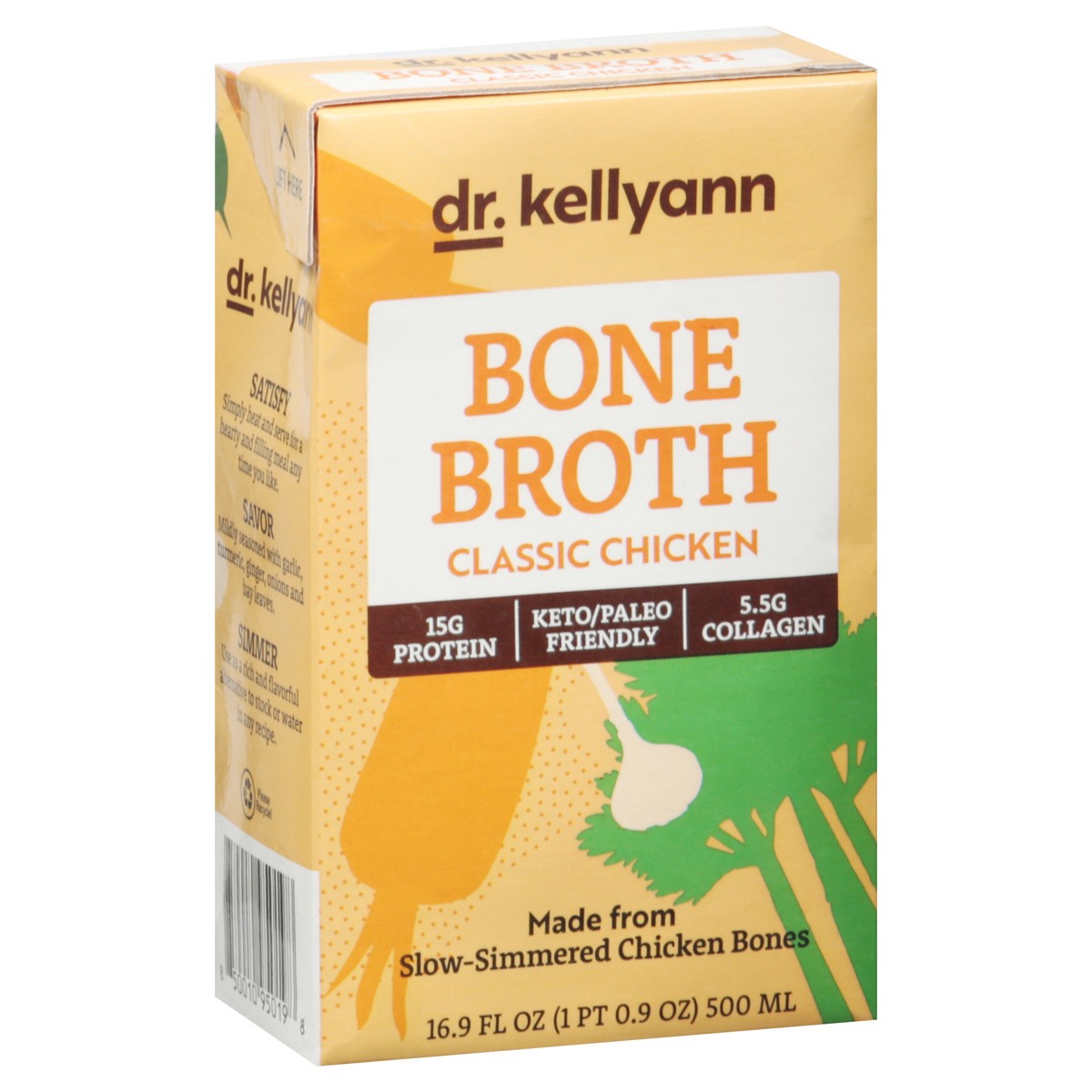slide 5 of 9, Dr. Kellyann Bone Broth, Classic Chicken, 1 ct