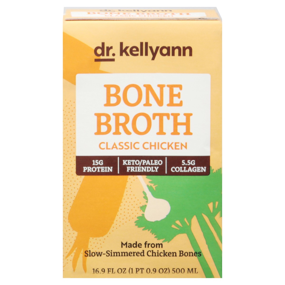 slide 1 of 9, Dr. Kellyann Bone Broth, Classic Chicken, 1 ct
