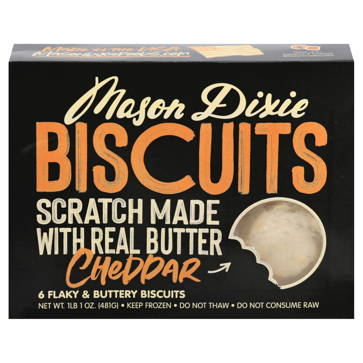 slide 1 of 12, Mason Dixie Biscuits Biscuits, 6 ct