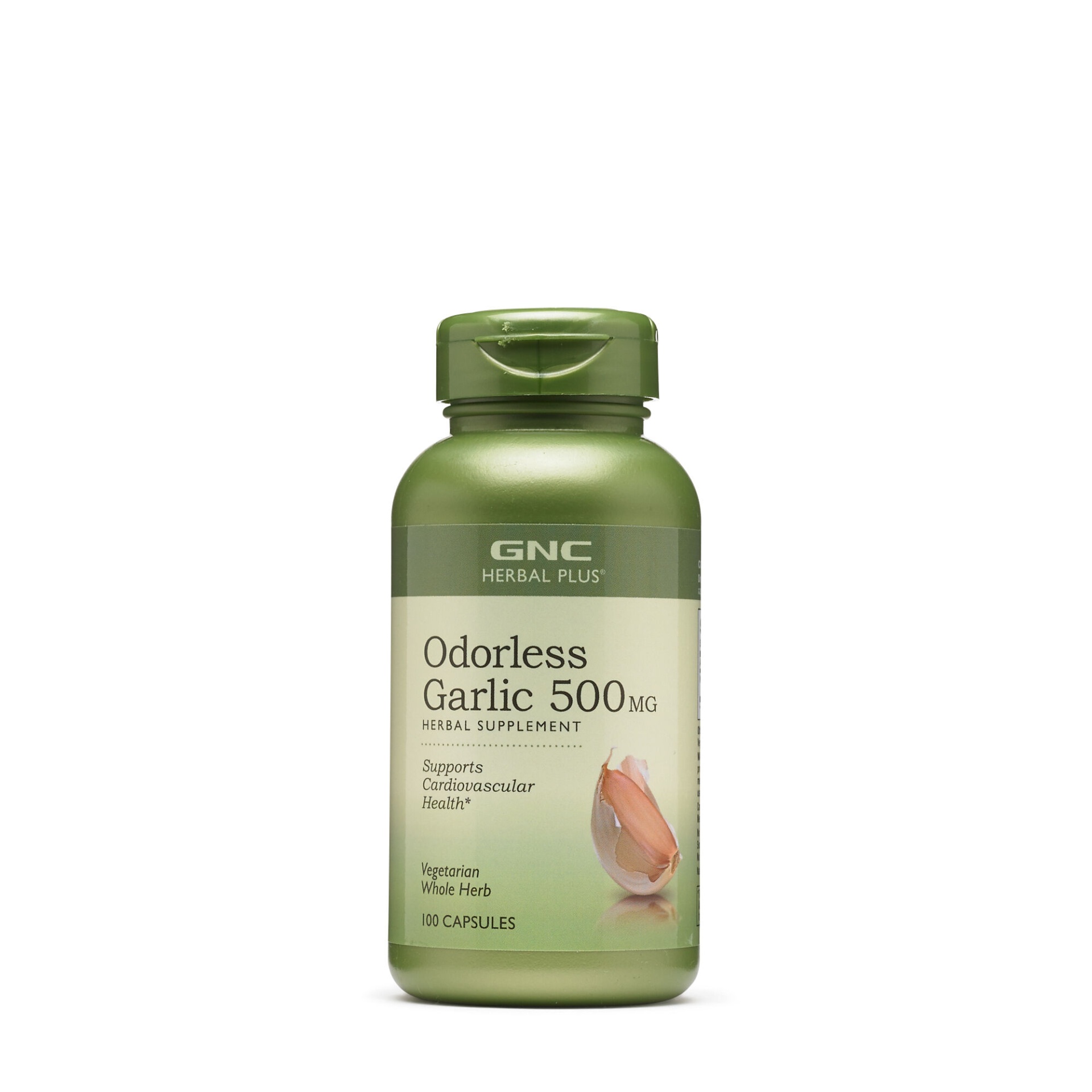 slide 1 of 1, GNC Herbal Plus Odorless Garlic 500MG, 100 ct