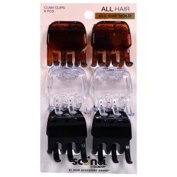 scünci Claw Clips 6 Each