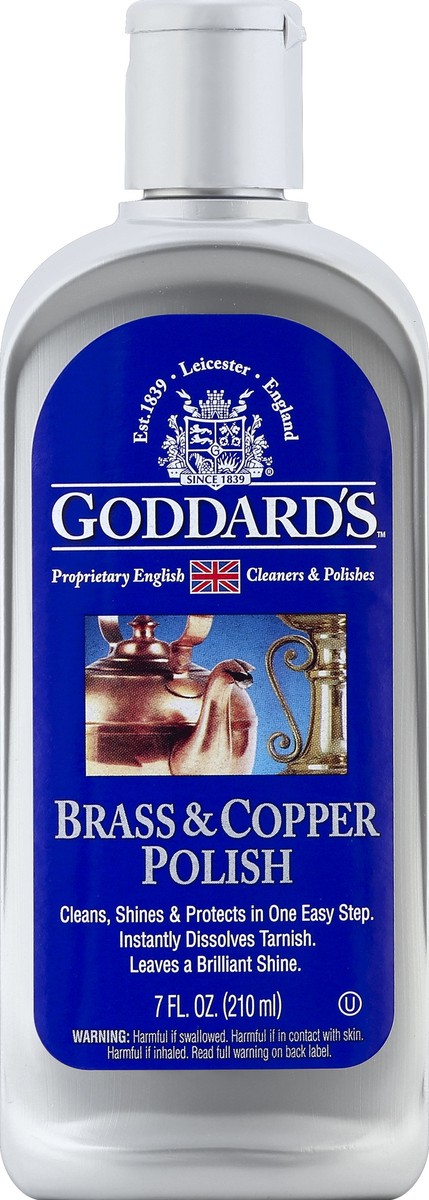 slide 1 of 2, Goddard's Brass & Copper Polish 7 oz, 7 oz