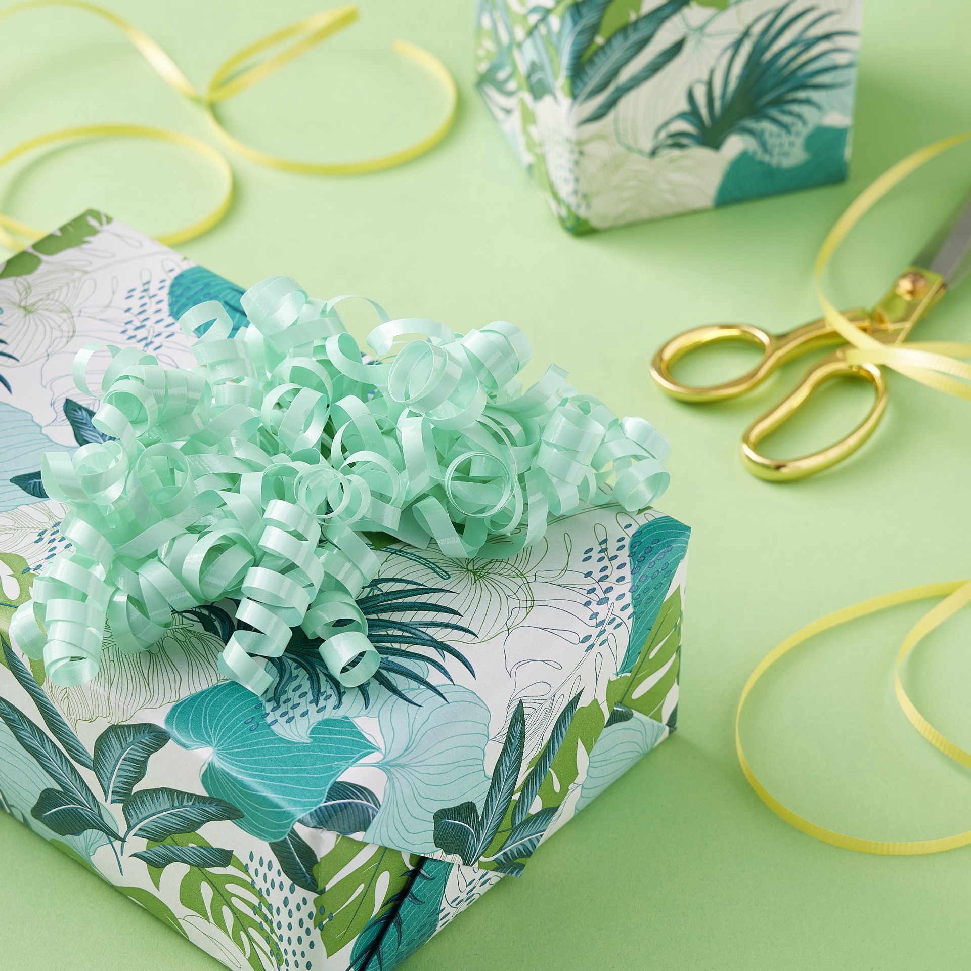 slide 2 of 3, 30" Mint Twisty Bows By Celebrate It, 2ct., 2 ct