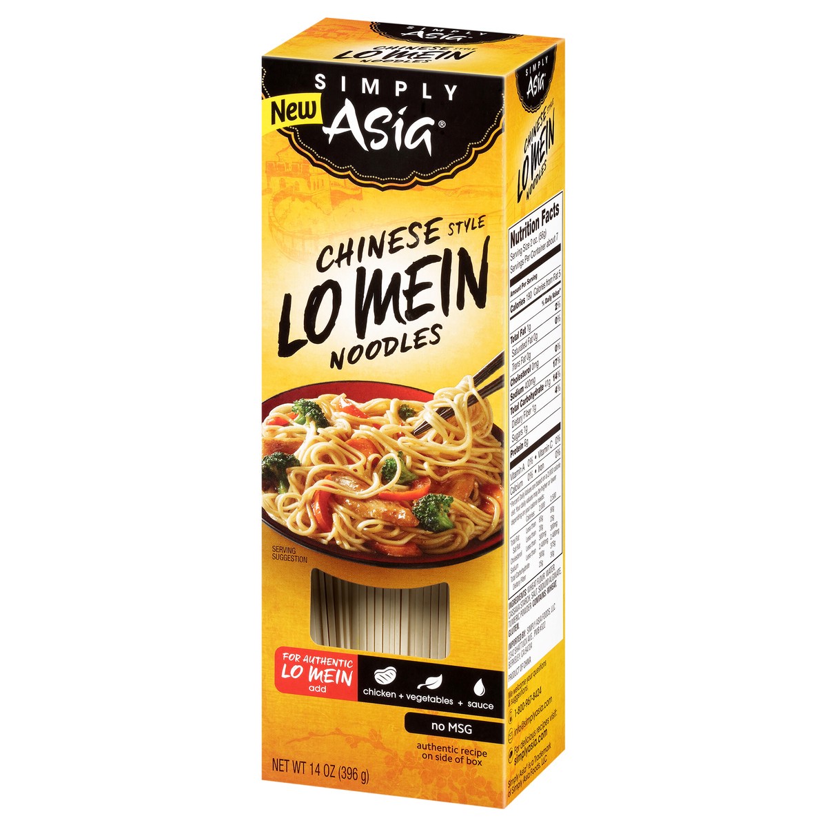 slide 4 of 9, Simply Asia Chinese Style Lo Mein Noodles, 14 oz