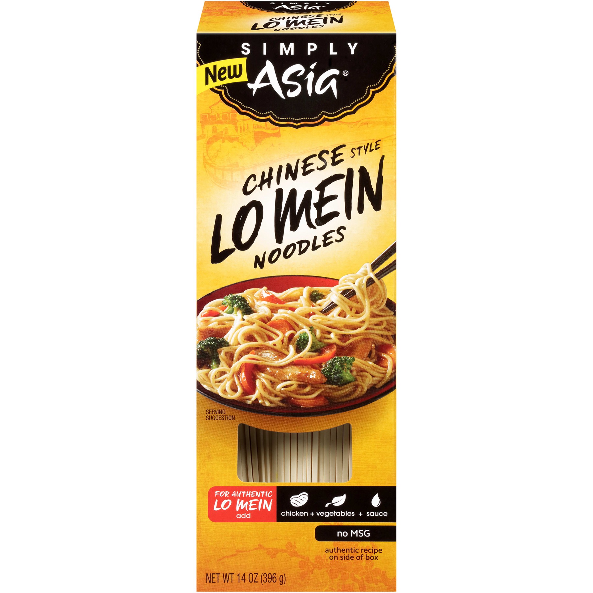 slide 1 of 2, Simply Asia Chinese Style Lo Mein Noodles, 14 oz