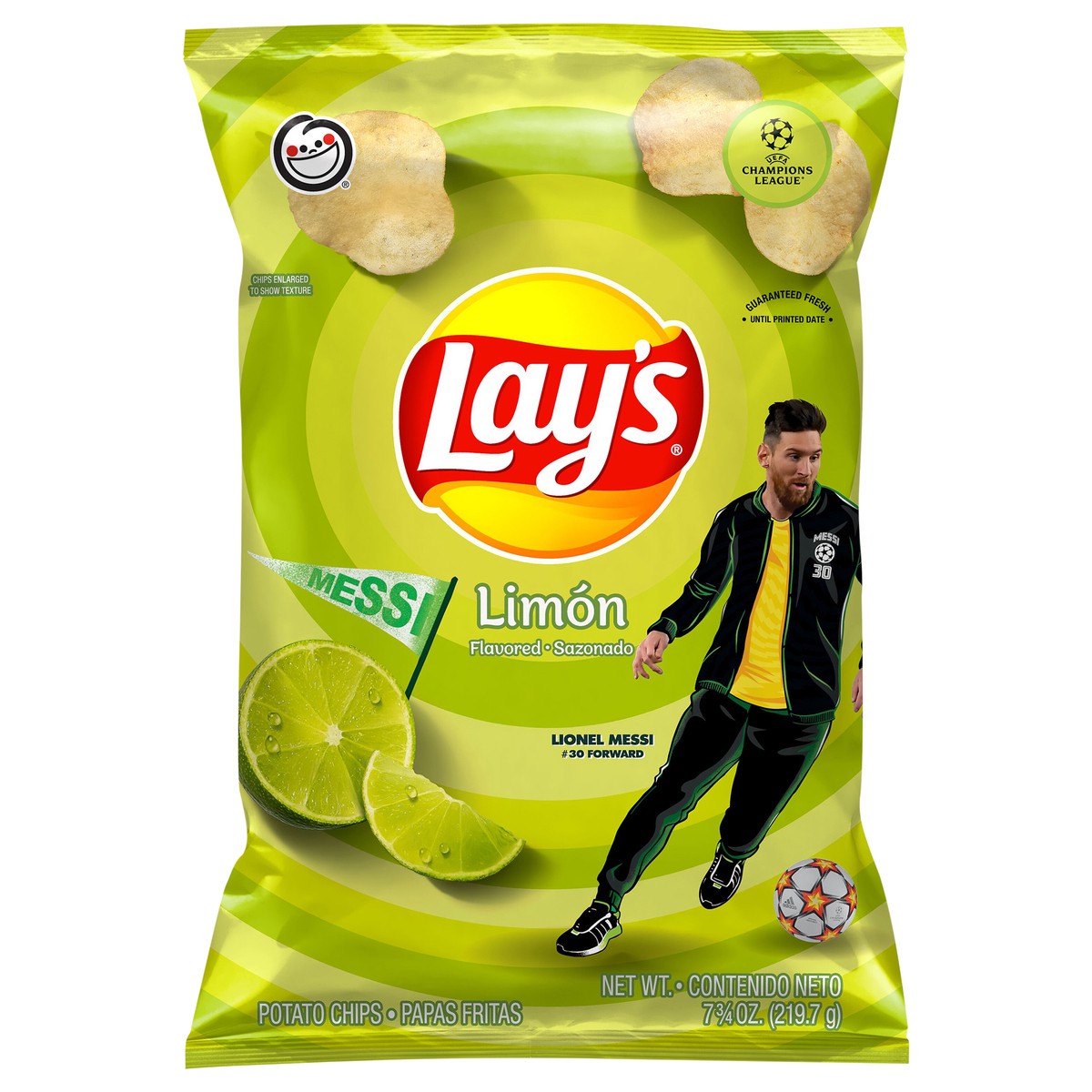 Lay's Potato Chips Limon Flavored 7 3/4 Oz 7.75 oz Shipt
