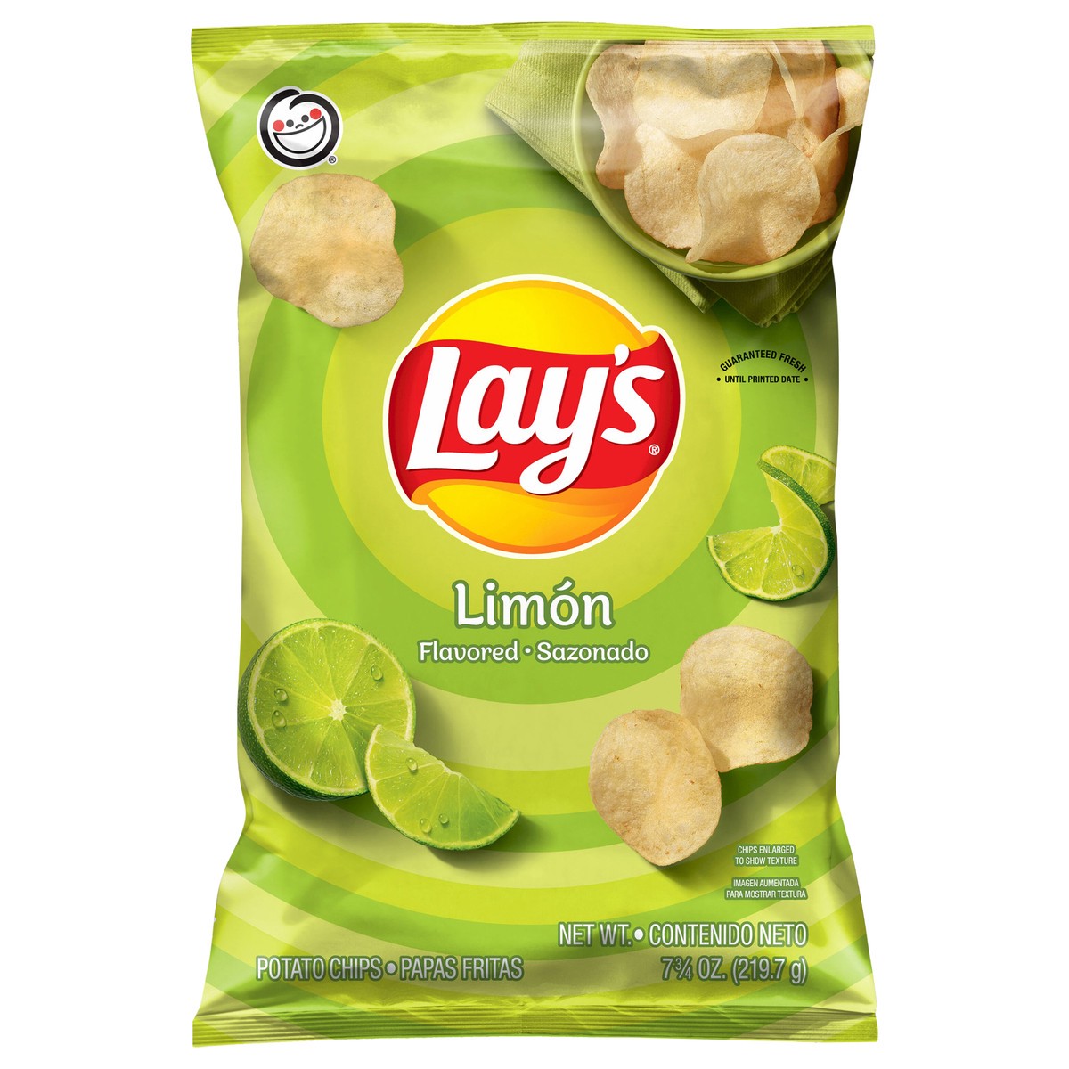 slide 1 of 4, Lay's Potato Chips Limon Flavored 7 3/4 Oz, 7.75 oz