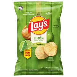 Lay's Potato Chips Limon Flavored 7 3/4 Oz