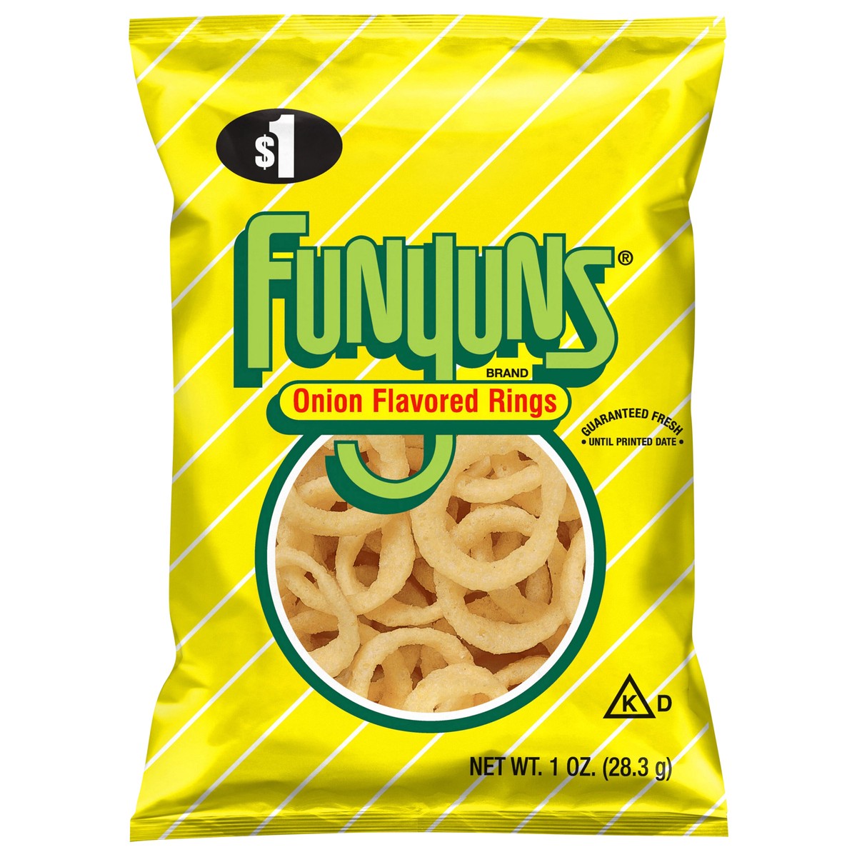 slide 5 of 8, Funyuns Onion Flavored Rings Regular 1 Oz, 1 oz