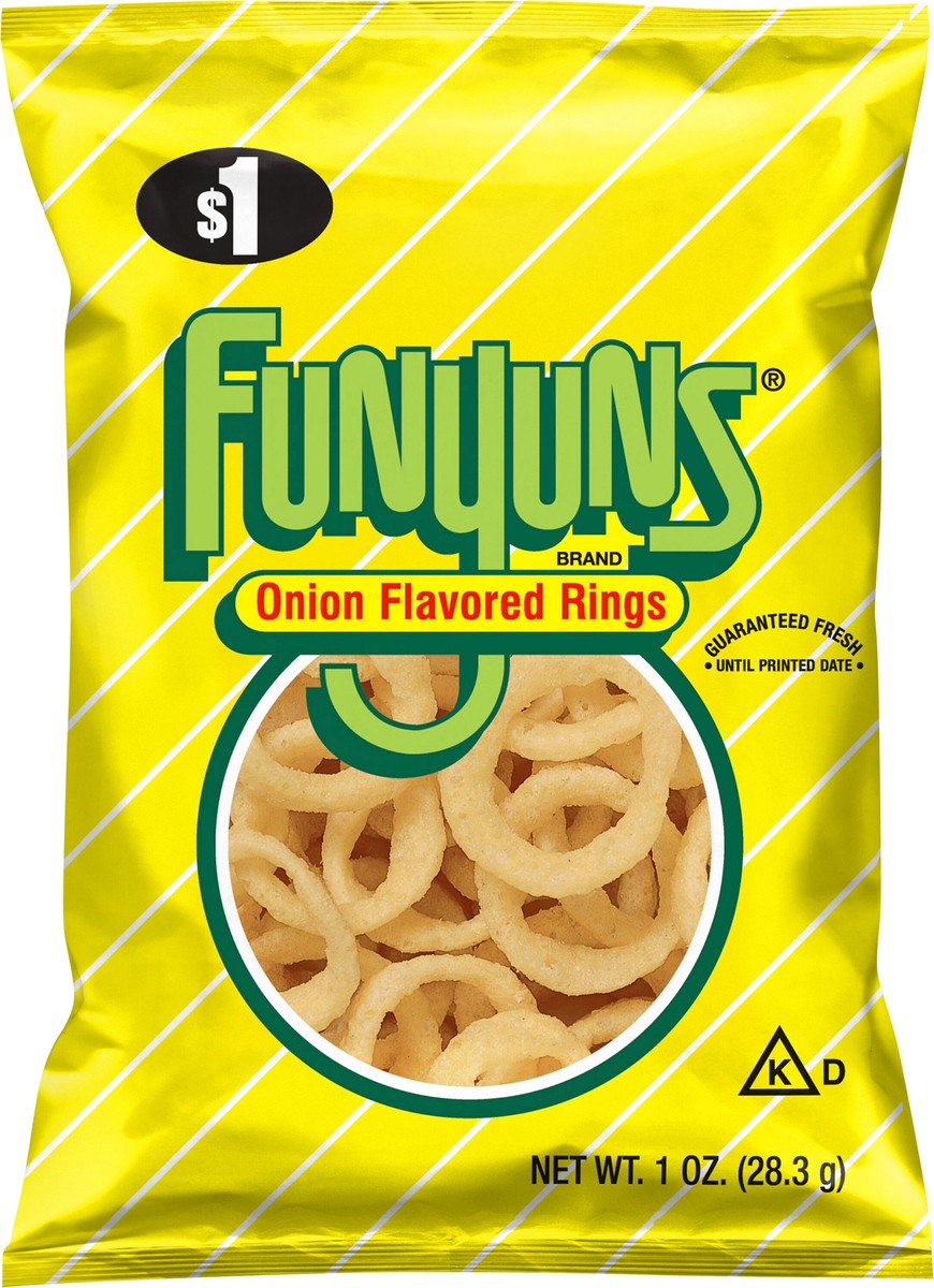 slide 4 of 8, Funyuns Onion Flavored Rings Regular 1 Oz, 1 oz