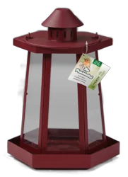 Meijer Presedential Red Lantern Metal Feeder