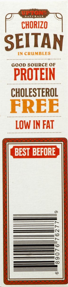 slide 6 of 9, Upton's Naturals Chorizo Vegan Crumbles Seitan 8 oz, 8 oz