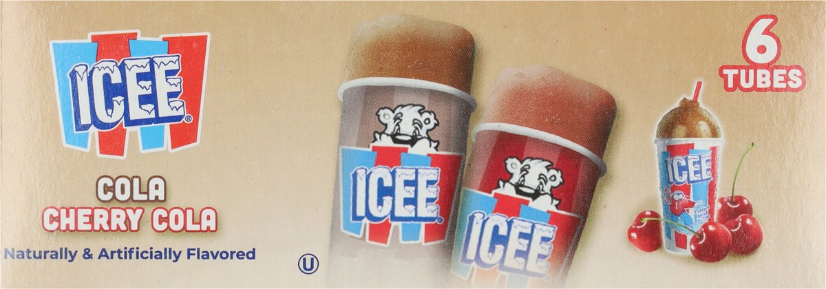 slide 4 of 9, ICEE Cola/Cherry Cola Freeze Tubes - 6 ct, 6 ct