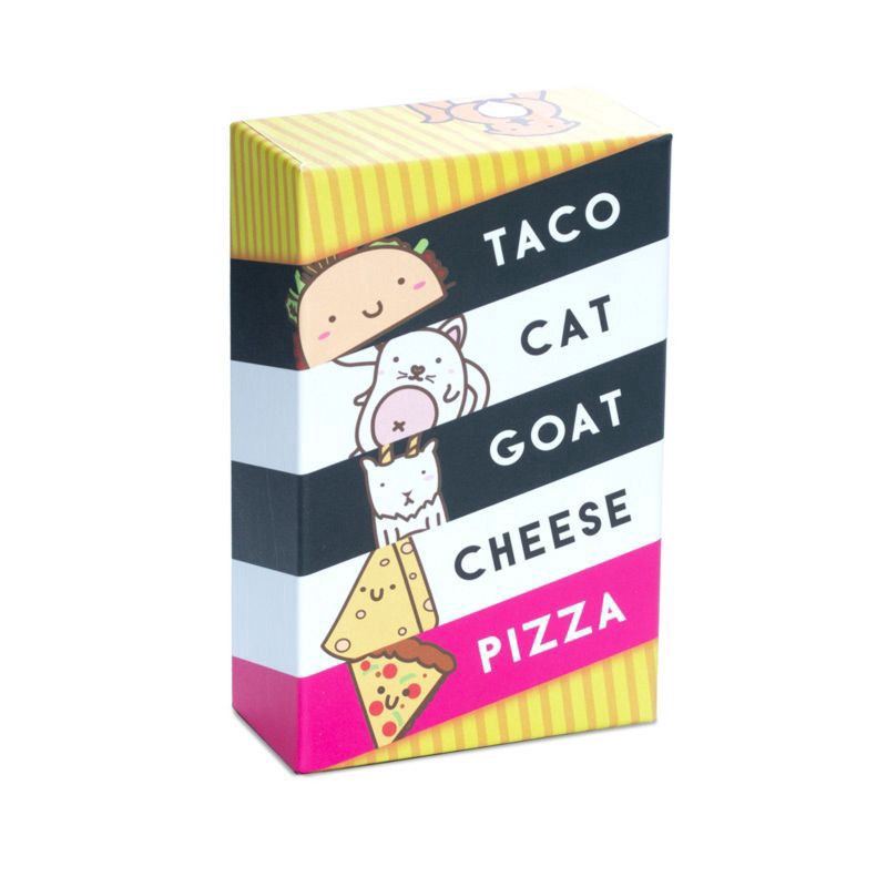 slide 1 of 6, Dolphin Hat Games Taco Cat Goat Cheese Pizza Card Game, 1 ct