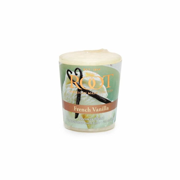 slide 1 of 1, AI Root Company French Vanilla 20 Hour Votive Candles, 1 ct