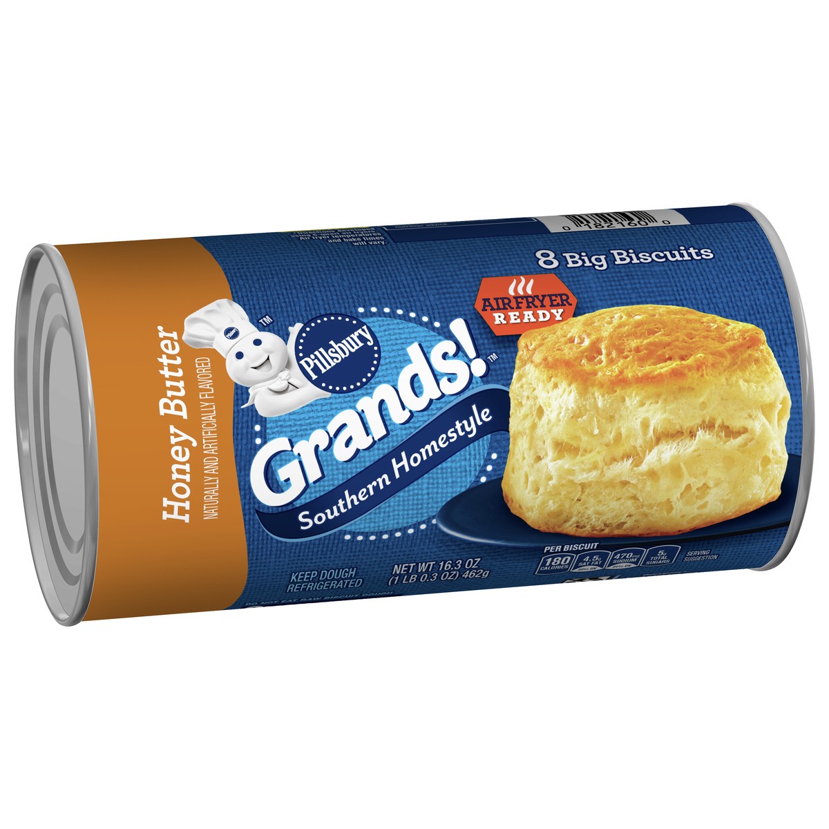 slide 2 of 9, Grands! Southern Homestyle Biscuits, Honey Butter, 8 Ct, 16.3 oz, 16.3 oz