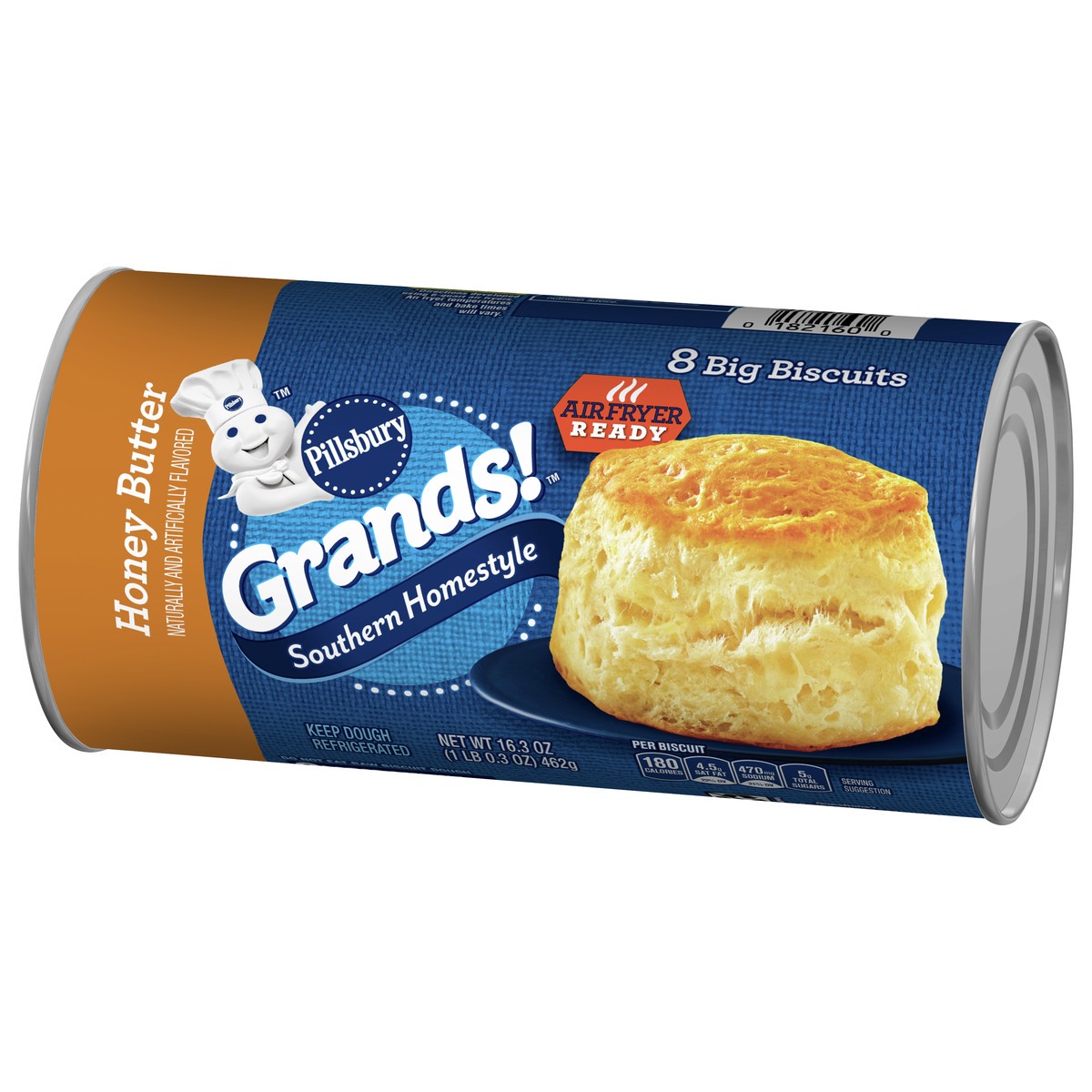 slide 7 of 9, Grands! Southern Homestyle Biscuits, Honey Butter, 8 Ct, 16.3 oz, 16.3 oz