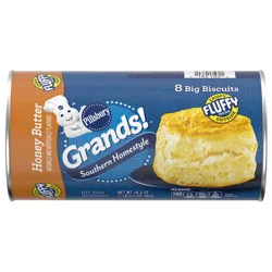 Grands! Southern Homestyle Biscuits, Honey Butter, 8 Ct, 16.3 oz