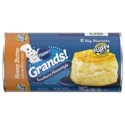 Grands! Southern Homestyle Biscuits, Honey Butter, 8 Ct, 16.3 oz