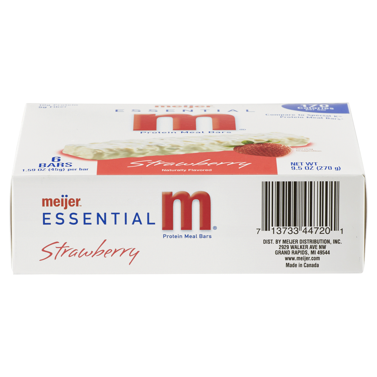 Meijer Strawberry Protein Meal Bar 6 ct Shipt